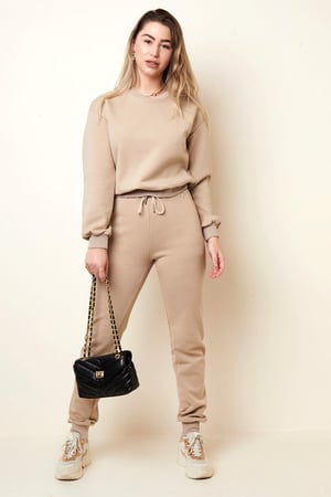 Bequeme Pullover-Loungewear Beige S h5 Bild4